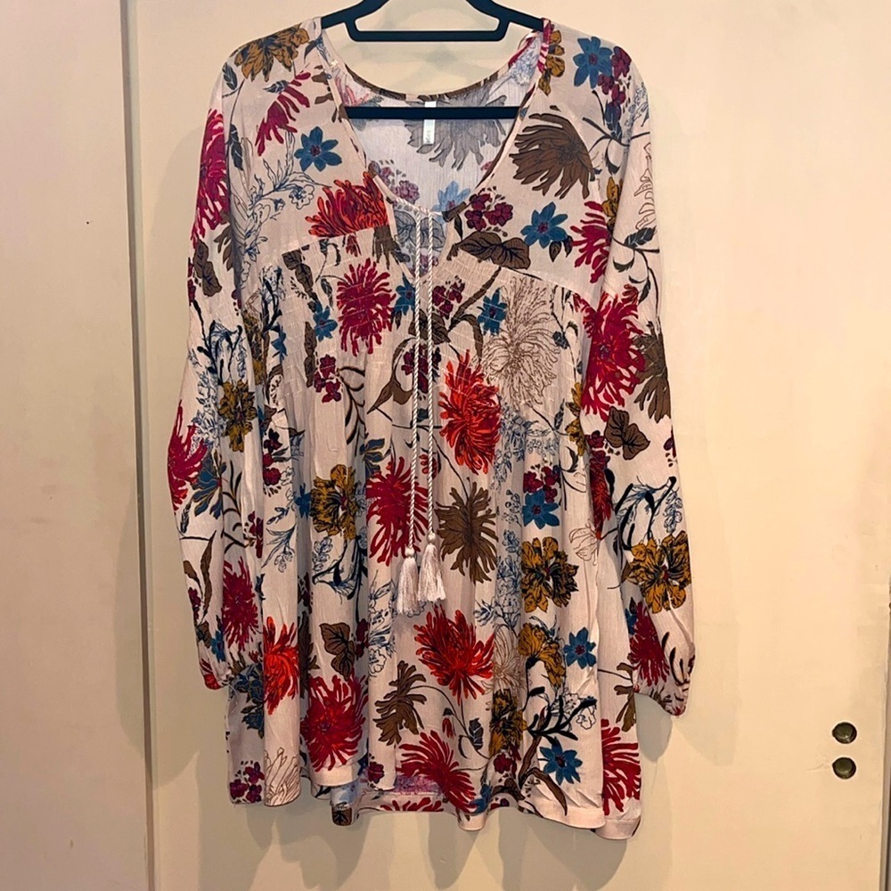 Sage mini dress or tunic, size small